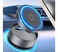 OPVICAM Magnetic Phone Holder for Car, Upgraded Vacuum Mount for Magsafe, 360° Rotatable, Strong Suction Cup for All Smartphones & Cars