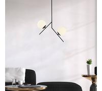 Opviq Hanging light Dolunay 144-AV black two glass shades