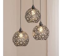 Opviq Hanging light Fellini MR-787 3-bulb roundel black