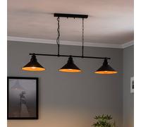 Opviq Hanging light Sivani MR-835 3-bulb linear black/gold