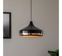 Opviq Hanging light Yildo 253-S 1-bulb Ø36cm black/copper