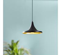 Opviq Pendant light Berceste 193-S Ø30cm black/gold