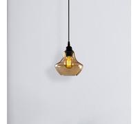 Opviq Pendant light Gold 050, gold-transparent, glass, Ø 17 cm