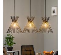 Opviq Pendant light Kirpi 3088 3-bulb linear black