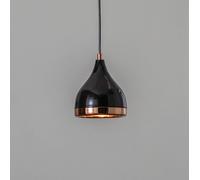 Opviq Pendant light Yildo 7000 1-bulb Ø15cm black/copper