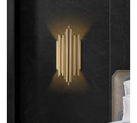 Opviq Reis wall light 13341, gold-coloured, metal, height 50 cm