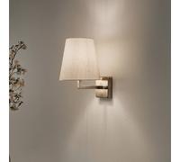 Opviq Wall light profile, gold/cream, metal/fabric, height 30 cm