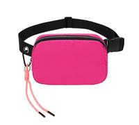 Opvonxeh Belt Bag, Compact Shoulder Bag, Adjustable Waist Bag, Secure Side Bag, Waterproof Travel Bag, Casual Shoulder Bag, Lightweight Shoulder Bag, Shoulder Bag With Pocket, hot pink, Se référer à