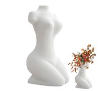 Opvonxeh Female Body Shape Floral Vase | Aesthetic Body Shape Vase | Abstract Art Flower Holder, Modern Body Shape Vase, Abstract Ceramic Vase, Decorative Vase for Dining Table