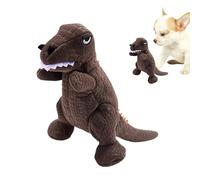 Opvonxeh Plush Dinosaur Dog Toy, Dinosaur Dog Chew Toy, Standing Dog Chew Toy, Dog Chew Toy with Squeaker, Bite-Resistant Dog Toy, Teeth Cleaning Dog Toy, Plush Dog Toy for Small Dogs