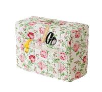 Opvonxeh Sewing Machine Case,Protective Storage Bag - with Handle and Pocket Vintage Floral Pattern Sewing Machine Storage | for Travel Home Laundry Room DIY Fabric Project Organization Outside Adult