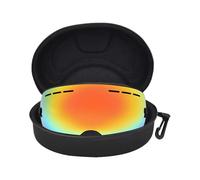 Opvonxeh Ski Goggle Case, Hard Ski Goggle Case EVA Box, Swim Storage, 7.87 x 4.33 x 4.72 inches Water-Resistant, Shockproof Shell with Safety Zipper for Protecting Snow Sport, Multicolored, M, Refer