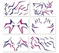OPVYAEU Set of 6 Kpop Rumi Tattoos - Temporary K-Pop Rumi Tattoos Stickers, Stickers for Children, Halloween, Cosplay, Birthday Gifts, Party, Fans, Anime, K-Pop Costume