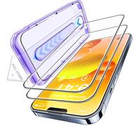 Opxyl Unbreakable 9H+ Glass for iPhone 13 Screen Protector [Military Grade Shatterproof][Full Coverage Protection] HD Screen Protector for iPhone 13 Longest Durable Tempered Glass, 2 Packs