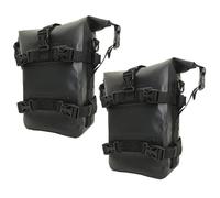 OPYJRL 2PCS Motorcycle Frame Crash Bars Waterproof Bag Repair Tool Placement Bag for B&MW R1200GS R1250GS Motorbike Replacement Parts(Black)