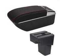 OPYJRL For Hyundai For Solaris 2013 2014 2015 2016 Car Armrest Box Protector Center Console Interior Parts Dedicated Retrofit Central console single and double storage boxes(Type A)