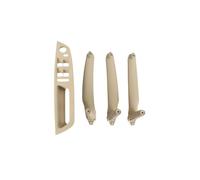 OPYJRL LHD RHD 4Pcs Car Interior Door Handle Inner Panel Pull Trim Cover Handle Set for E70 X5 2007-2013 Automotive Accessories and Styling(B LHD Beige)