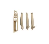 OPYJRL LHD RHD 4Pcs Car Interior Door Handle Inner Panel Pull Trim Cover Handle Set for E70 X5 2007-2013 Automotive Accessories and Styling(A LHD Beige)