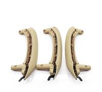 OPYJRL LHD RHD Car Interior Door Armrest Pull Handle Genuine Leather Cover Full Set Assembly for X3 X4 F25 F26 2010-2016 Automotive Accessories and Styling(RHD 6PCS Beige)