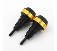 OPYJRL Motorcycle CNC Aluminum Frame Sliders Falling Protection Crash Protectors For MT03 MT07 MT09 Motorcycle modification Accessories(GOLD- A)