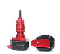 OPYJRL Motorcycle Crash Protector CNC Engine Cover Frame Sliders For K&awasaki For NINJA 650 ZX6R ZX10R H2 H2R Motorcycle modification Accessories(Rosso)