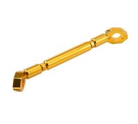 OPYJRL Motorcycle Multifunctional Crossbar Balanced Navigation Handlebar Mount Extension For SYM CROX 50 125 150 RX CROX150(Gold)