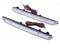OPYJRL Vehicle rear accessories 2Pcs Car Rear Bumper Reflector Lights Dustproof Waterproof Shell Tail Stop Running Lamps For Mazda 3 2004-2009(2)