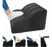 OpyTikar Foot Rest for Under Desk at Work.Multifunctional 3-Tier Foot Stool,with Washable Footrest.for Under Desk,Office Chair Gaming Chair & Sofa,Leg Elevation Pillow,Supports Posture(A-Black)