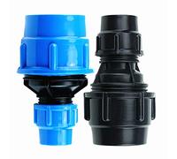 OPYTR Pipe Fitting PE Pipe Material Pipe Fitting Diameter Fast Connect Size Head 20mm 25mm 32mm 40mm Push-to-Connect (Color : 50mm-25mm)