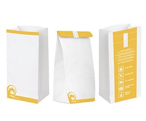 Oqard Disposable Sick Bags - Sealable Paper Vomit Bag with Plastic Lining - Great for Travel, First Aid Kits, Pregnancy or General Sickness - Pack of 20