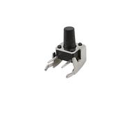OQATNXUR 100Pcs/lot 6x6mm PCB Panel Momentary Tactile Tact Push Button Switch Right Angle with Stent 6x6x4.3/4.5/5/6/7/7.5/8/9/10mm(6x6x9mm)