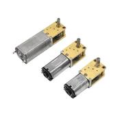 OQATNXUR All Metal Gearbox Electronic Starter Slow Speed Large Torque Worm Gear Electronic Starter DIY Robot Model N20_(B) 7-27PM_3V-12V