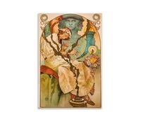 OqcEha Alphonse Mucha Paintings Wall Art Poster Prints The Slav Epic 1930 Exhibition Poster Art Canvas Painting Decor Wall Print Photo Home Modern Decoratives Unframe 08x12inch(20x30cm)