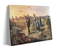 OqcEha Carl Spitzweg Paintings Wall Art Poster Prints Englishman in The Campagna Art Print Wall Photo Paint Hanging Picture Family Bedroom Decor Gift 20x30inch(50x75cm)