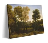 OqcEha Claude Lorrain Paintings Wall Art Poster Prints Vue De La Crescenza Canvas Wall Art Picture Prints Hanging Photo Gift Idea Decor Homes Artworks 24x36inch(60x90cm)