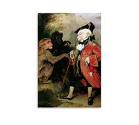 OqcEha Edwin Landseer Paintings Wall Art Poster Prints The Monkey Who Had Seen The World Cool Artworks Painting Wall Art Canvas Prints Hanging Picture Home Decors Gift Idea Unframe 20x30inch(50x75cm)
