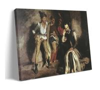 OqcEha Eugene Delacroix Paintings Wall Art Poster Prints Tasso in The Madhouse Artworks Picture Print Wall Art Painting Canvas Gift Decor Homes Decorative 12x18inch(30x45cm)
