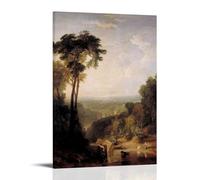 OqcEha J.M.W.Turner Paintings Wall Art Poster Prints Crossing The Brook Artworks Picture Print Wall Art Painting Canvas Gift Decor Homes Decorative Frame 12x18inch(30x45cm)