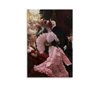 OqcEha James Tissot Paintings Wall Art Poster Prints A Woman of Ambition Wall Art Picture Painting Canvas Prints Artworks Bedroom Living Room Decor 20x30inch(50x75cm)