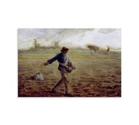 OqcEha Jean Francois Millet Paintings Wall Art Poster Prints The Sower #2 Art Canvas Painting Decor Wall Print Photo Home Modern Decoratives Unframe 24x36inch(60x90cm)