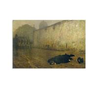 OqcEha Jean-Leon Gerome Paintings Wall Art Poster Prints The Execution of Marshal Ney Art Canvas Painting Decor Wall Print Photo Home Modern Decoratives Unframe 08x12inch(20x30cm)