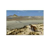 OqcEha Jean-Leon Gerome Paintings Wall Art Poster Prints Tiger on The Watch Artworks Picture Print Wall Art Painting Canvas Gift Decor Homes Decorative Unframe 16x24inch(40x60cm)