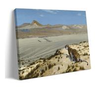 OqcEha Jean-Leon Gerome Paintings Wall Art Poster Prints Tiger on The Watch Cool Artworks Painting Wall Art Canvas Prints Hanging Picture Home Decors Gift Idea Frame 08x12inch(20x30cm)