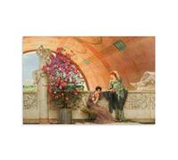 OqcEha Lawrence Alma-Tadema Paintings Wall Art Poster Prints Unconscious Rivals Decorative Painting Canvas Wall Art Living Rooms Bedroom Painting Unframe 24x36inch(60x90cm)