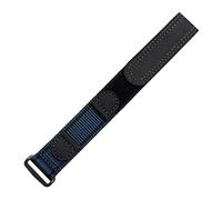 OqcEha Watch Straps for Men and Women,Watch strap loop, 18/20/21/22mm Men Nylon Splicing Watch Band Bracelet Wear-resistant Watchband for Classic Analogue Watch (Color : Black with Blue, Size : 20mm)