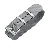 OqcEha Watch Straps for Men and Women,Watch strap loop, 20mm/22mm French Troops Parachute Elastic Nylon Watch Straps Replacement Skin Friendly Watch Band Accessories (Color : Grijs, Size : 22mm)