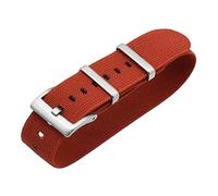 OqcEha Watch Straps for Men and Women,Watch strap loop, 20mm/22mm French Troops Parachute Elastic Nylon Watch Straps Replacement Skin Friendly Watch Band Accessories (Color : Deep Red, Size : 22mm)