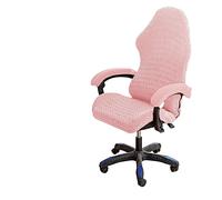 OQHAIR Ergonomic Gaming chair cover with Armrest Covers Gaming chair cover 4pc Set Stretchable Gaming Racing Seat Chair Protector -pink