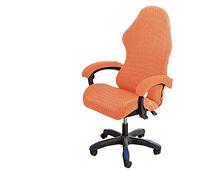 OQHAIR Ergonomic Gaming chair cover with Armrest Covers Gaming chair cover 4pc Set Stretchable Gaming Racing Seat Chair Protector -orange