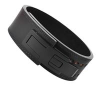 OQHAIR Weightlifting Adjustable Lever Belt 13MM Men's Squat Deadlift Leather Waist Support Power Weightlifting Lever Buckle Fitness Accessories (M: 80-95cm(31.49-37.4inch), Black)
